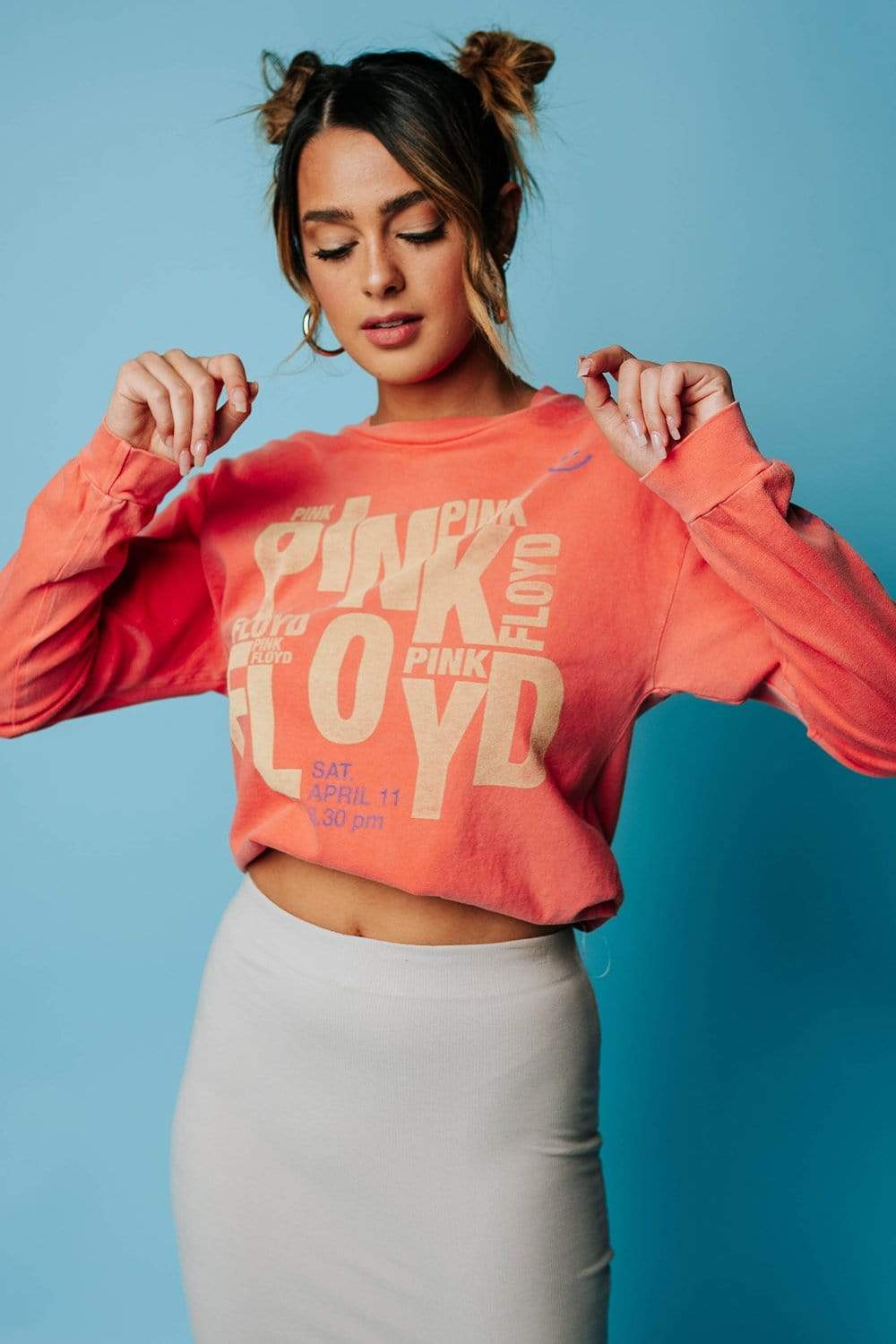 DayDreamer Pink Floyd New York Oversized Long Sleeve Tee | DayDreamer Pink Floyd New York Oversized Long Sleeve Tee | Clad & Cloth |  Tees | Amazon | Instagram.
