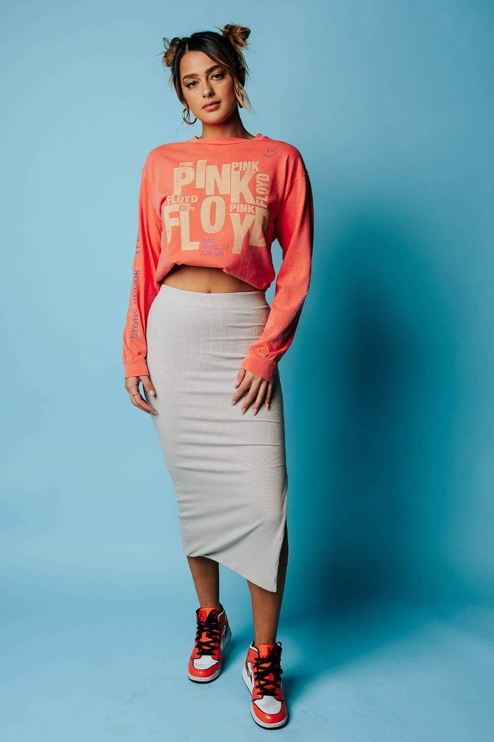 DayDreamer Pink Floyd New York Oversized Long Sleeve Tee | DayDreamer Pink Floyd New York Oversized Long Sleeve Tee | Clad & Cloth |  Tees | Amazon | Instagram.