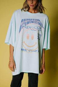 DayDreamer Records Smiley Tee | DayDreamer Records Smiley Tee | Clad & Cloth |  Top | Amazon | Instagram.