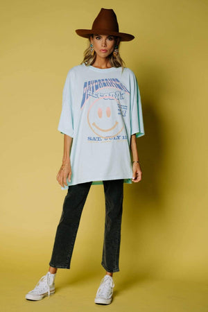 DayDreamer Records Smiley Tee | DayDreamer Records Smiley Tee | Clad & Cloth |  Top | Amazon | Instagram.