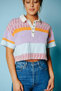 Free People Bella Tee in Retro Combo | Free People Bella Tee in Retro Combo | Clad & Cloth |  Tees | Amazon | Instagram.
