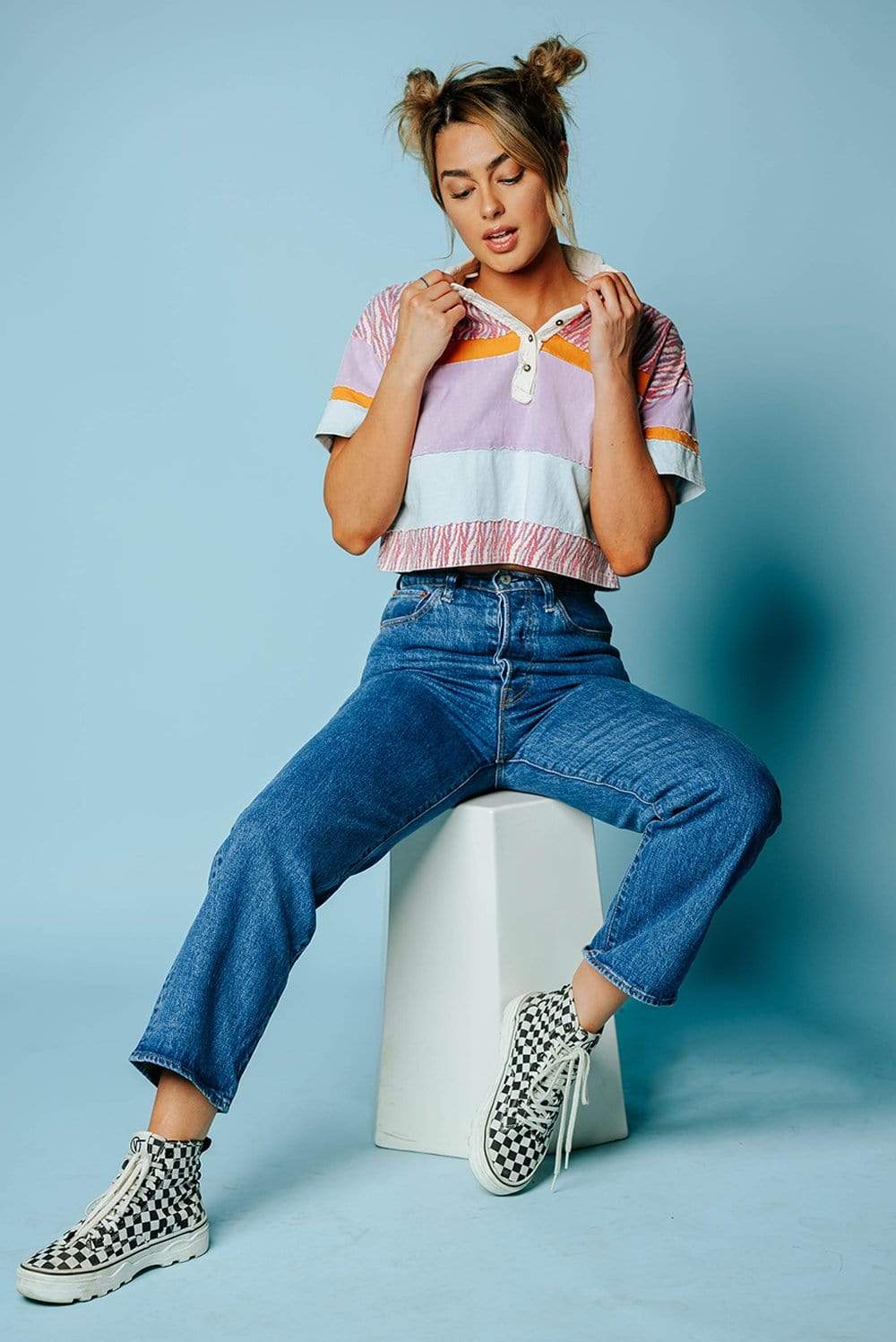 Free People Bella Tee in Retro Combo | Free People Bella Tee in Retro Combo | Clad & Cloth |  Tees | Amazon | Instagram.