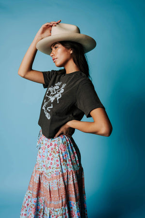 Grateful Dead Skeleton Crop Tee | Grateful Dead Skeleton Crop Tee | Clad & Cloth |  Tees | Amazon | Instagram.