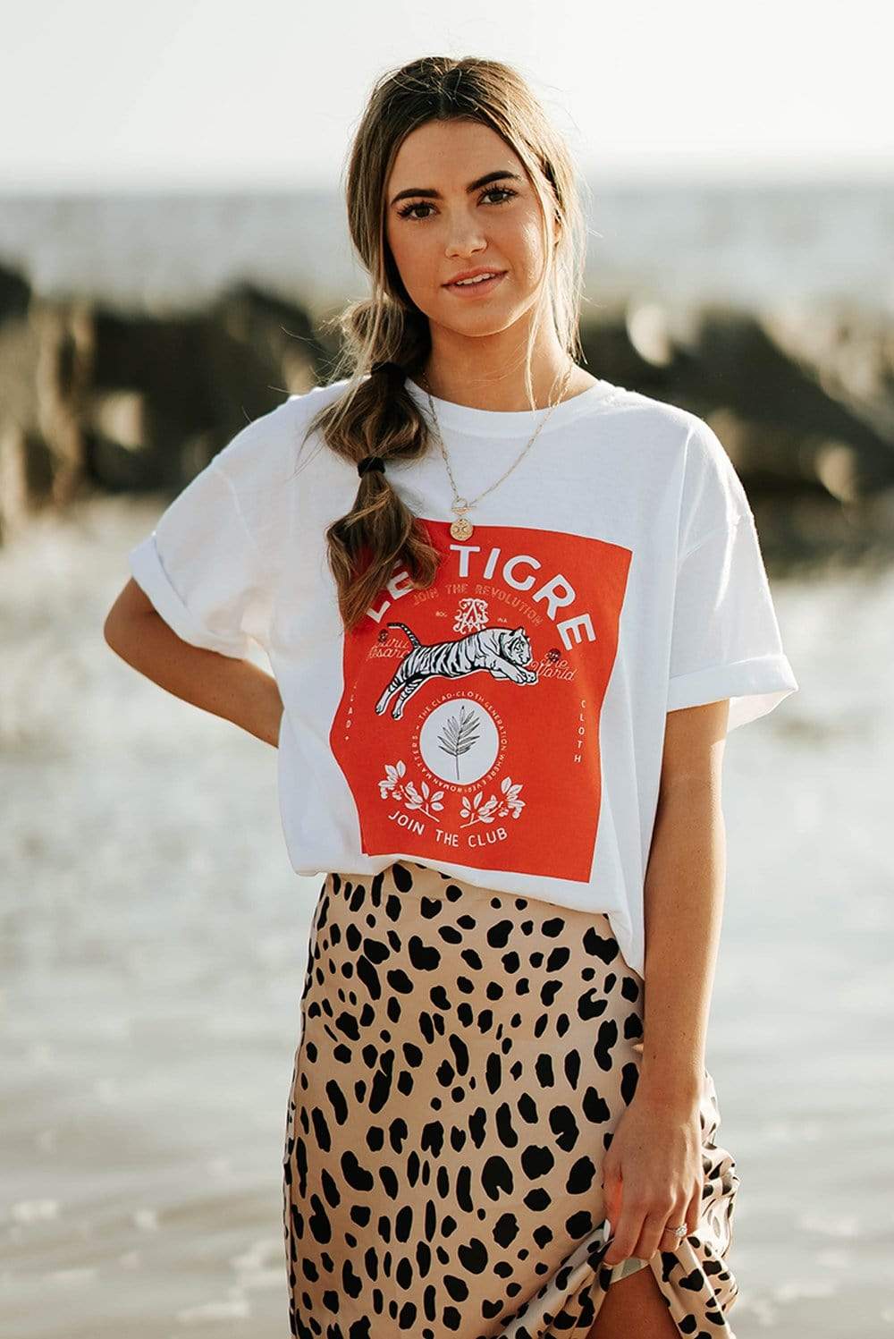 Le Tigre Tee By Millie Boy | Le Tigre Tee By Millie Boy | Clad & Cloth |  Tees | Amazon | Instagram.