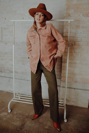 Levi's CL Utility Wide LB Jean in Olive Night Herringbone | Levi's CL Utility Wide LB Jean in Olive Night Herringbone | Clad & Cloth |  Bottom | Amazon | Instagram.