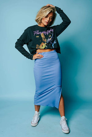 DayDreamer Prince Purple Rain Crop Tee | DayDreamer Prince Purple Rain Crop Tee | Clad & Cloth |  Tees | Amazon | Instagram.
