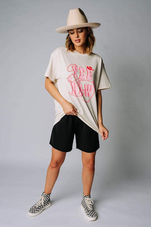 Yeehaw Oversized Tee Shirt | Yeehaw Oversized Tee Shirt | Clad & Cloth |  Tees | Amazon | Instagram.