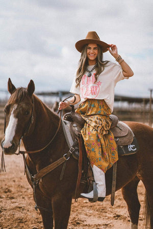 Yeehaw Oversized Tee Shirt | Yeehaw Oversized Tee Shirt | Clad & Cloth |  Tees | Amazon | Instagram.