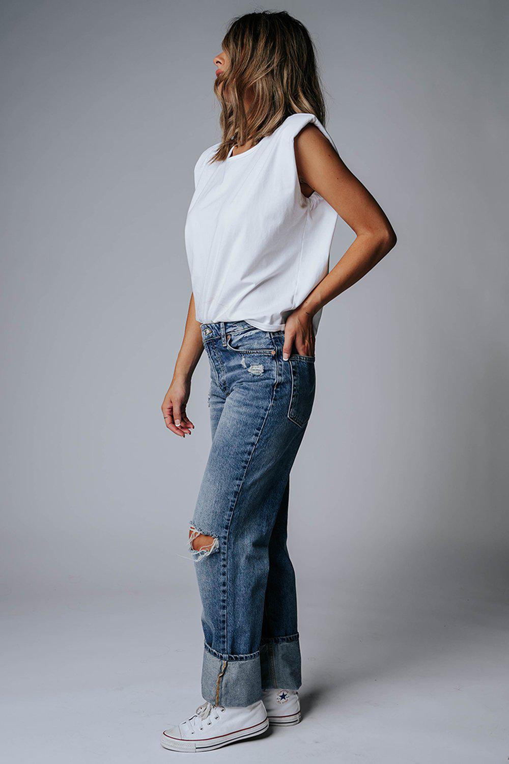 Free People Wild Flower Jean | Free People Wild Flower Jean | Clad & Cloth |  Bottom | Amazon | Instagram.