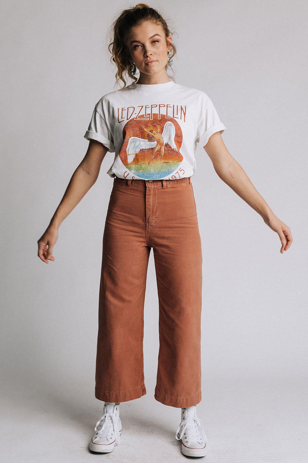 DayDreamer Led Zeppelin Tour 1975 Tee | DayDreamer Led Zeppelin Tour 1975 Tee | Clad & Cloth |  Tees | Amazon | Instagram.