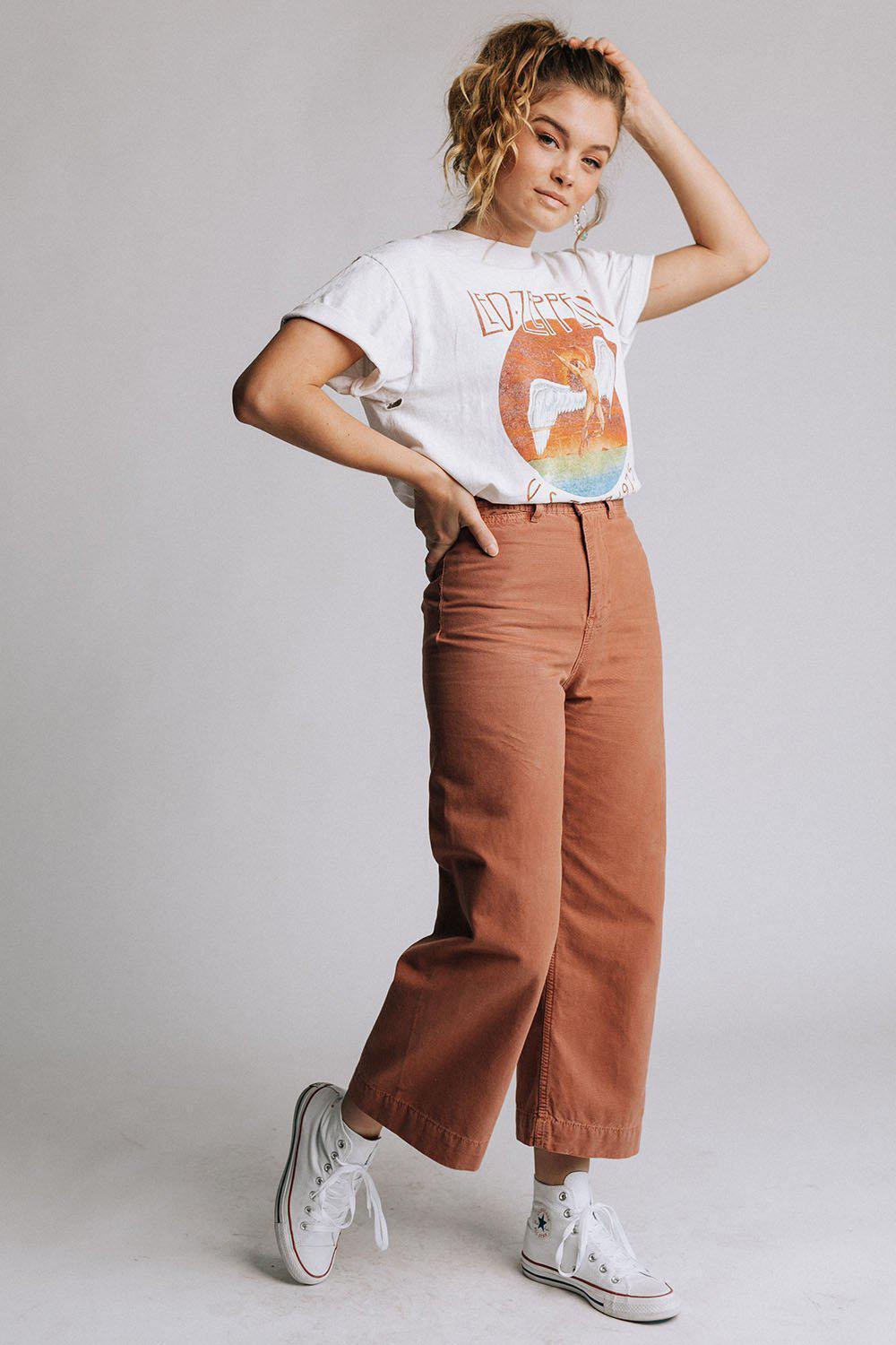 DayDreamer Led Zeppelin Tour 1975 Tee | DayDreamer Led Zeppelin Tour 1975 Tee | Clad & Cloth |  Tees | Amazon | Instagram.